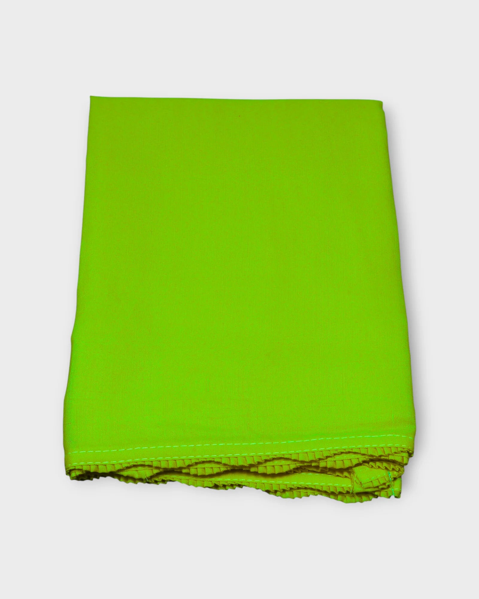 Parrot Green Cotton Adjustable Drawstring Petticoat