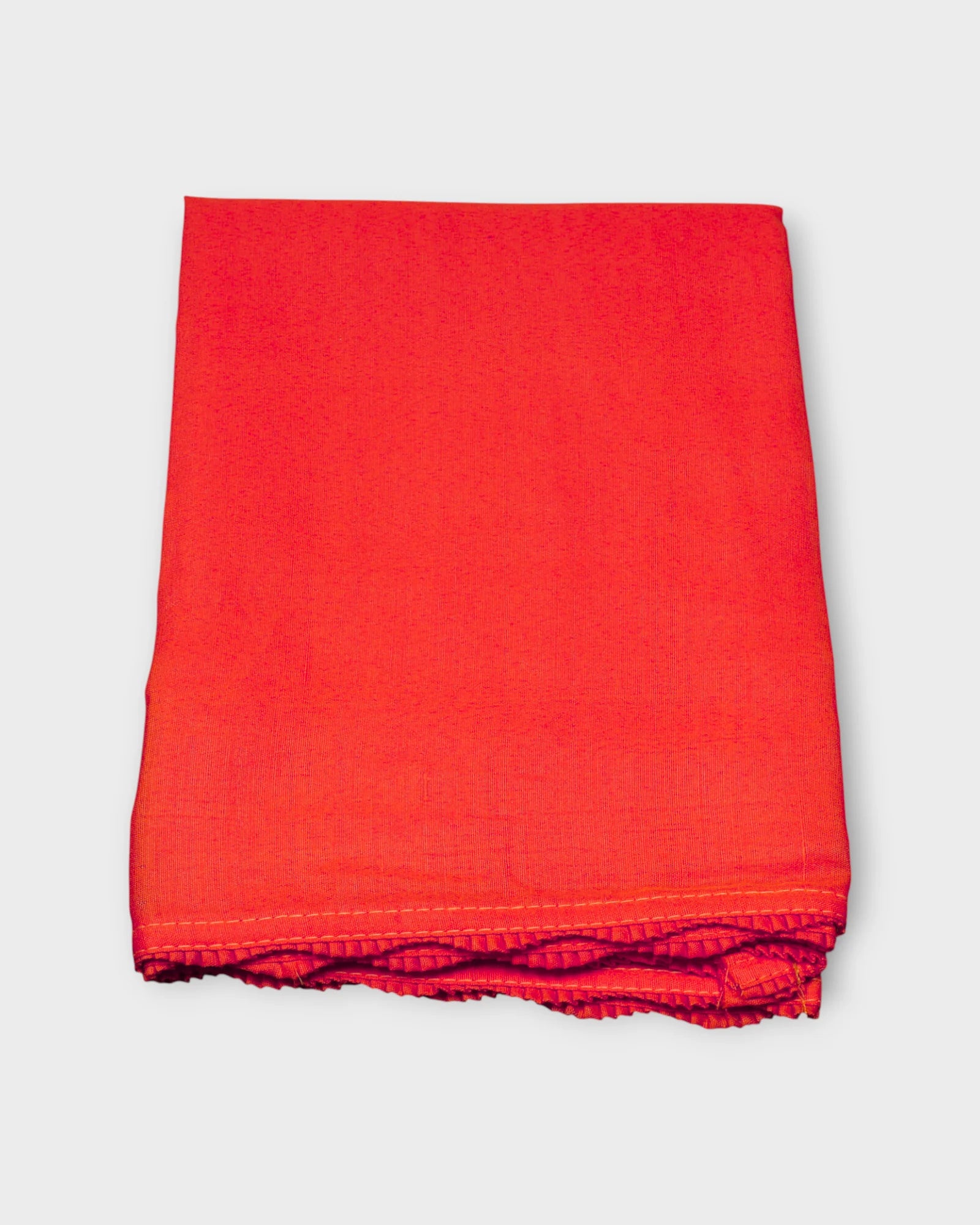 Red Cotton Ankle Length Petticoat