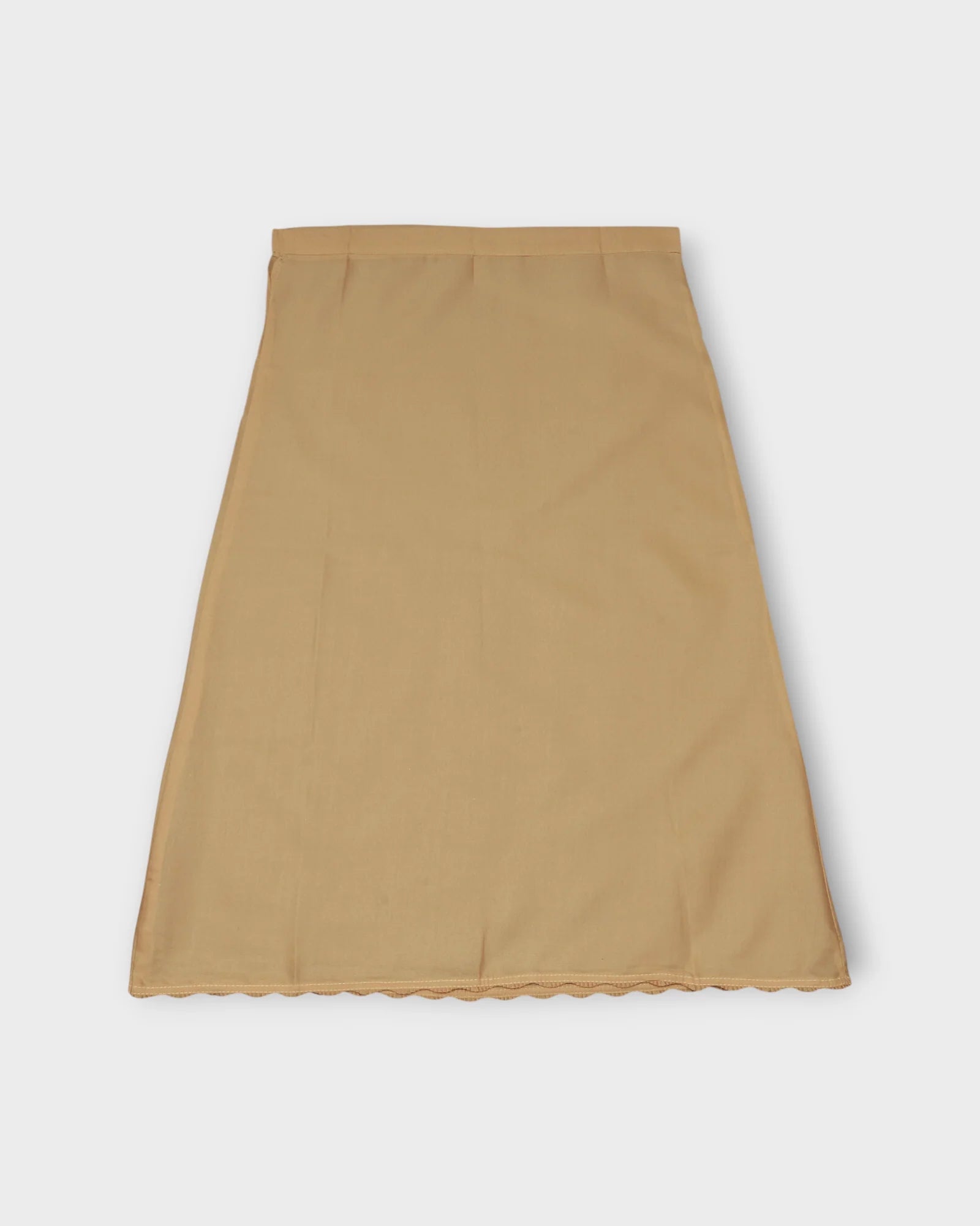 Tan Cotton Ankle Length Petticoat