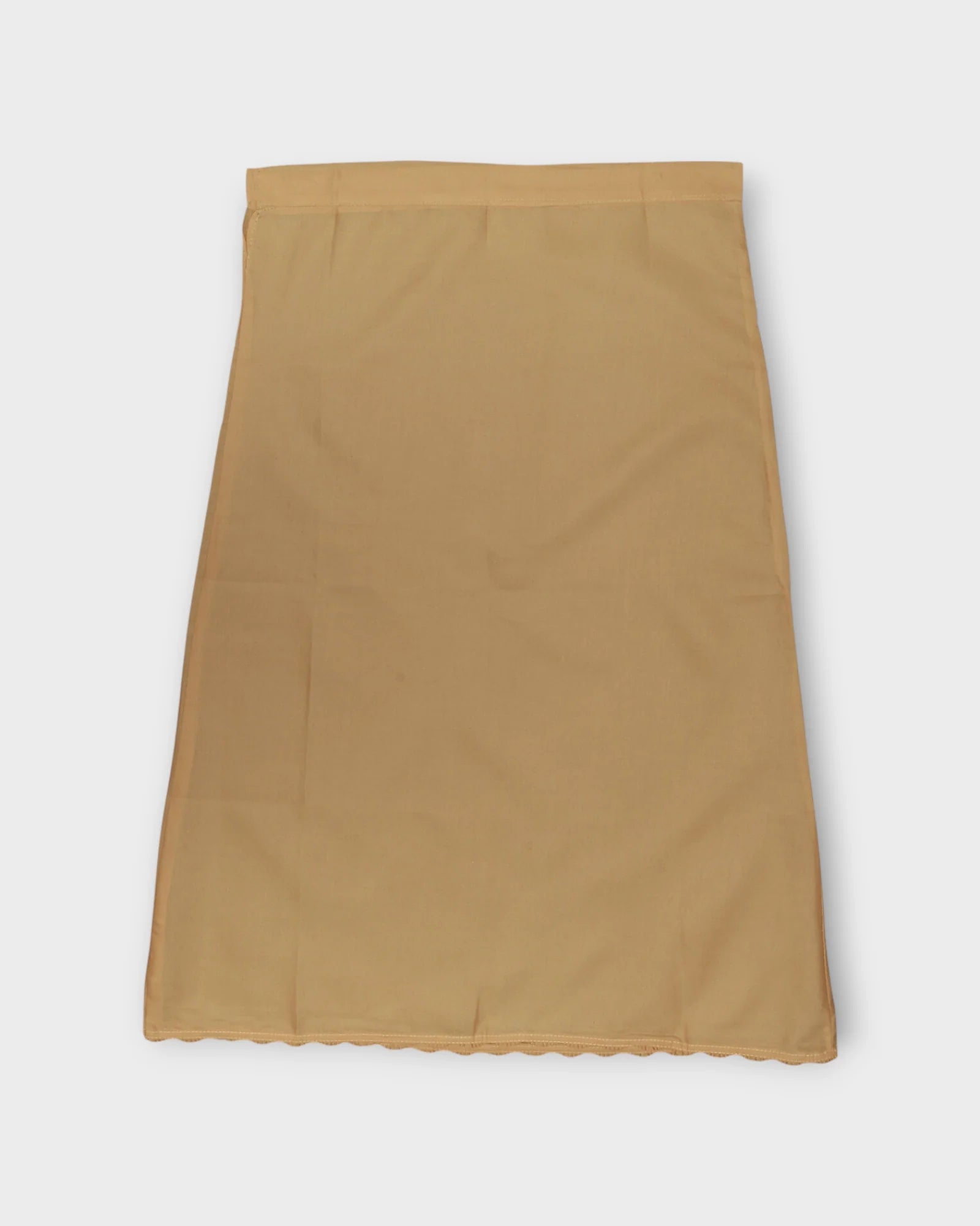 Tan Cotton Ankle Length Petticoat