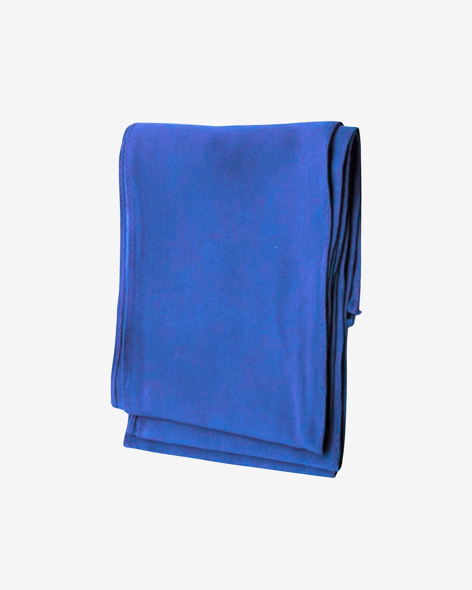 Blue Cotton Saree Fall