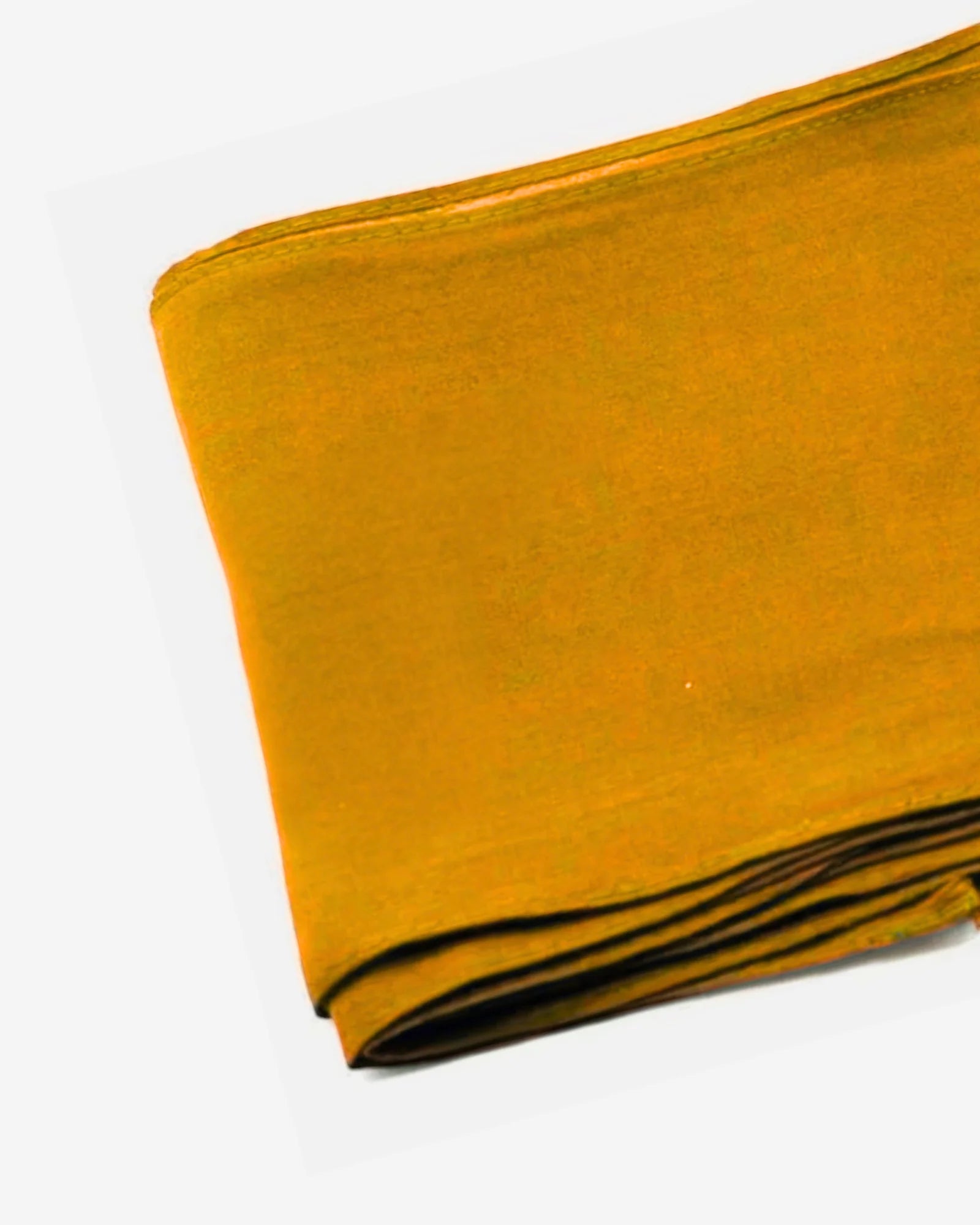 Orange Cotton Saree Fall