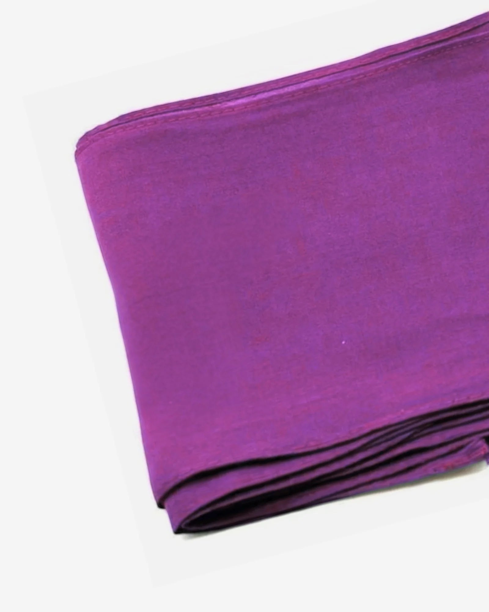 Purple Cotton Saree Fall