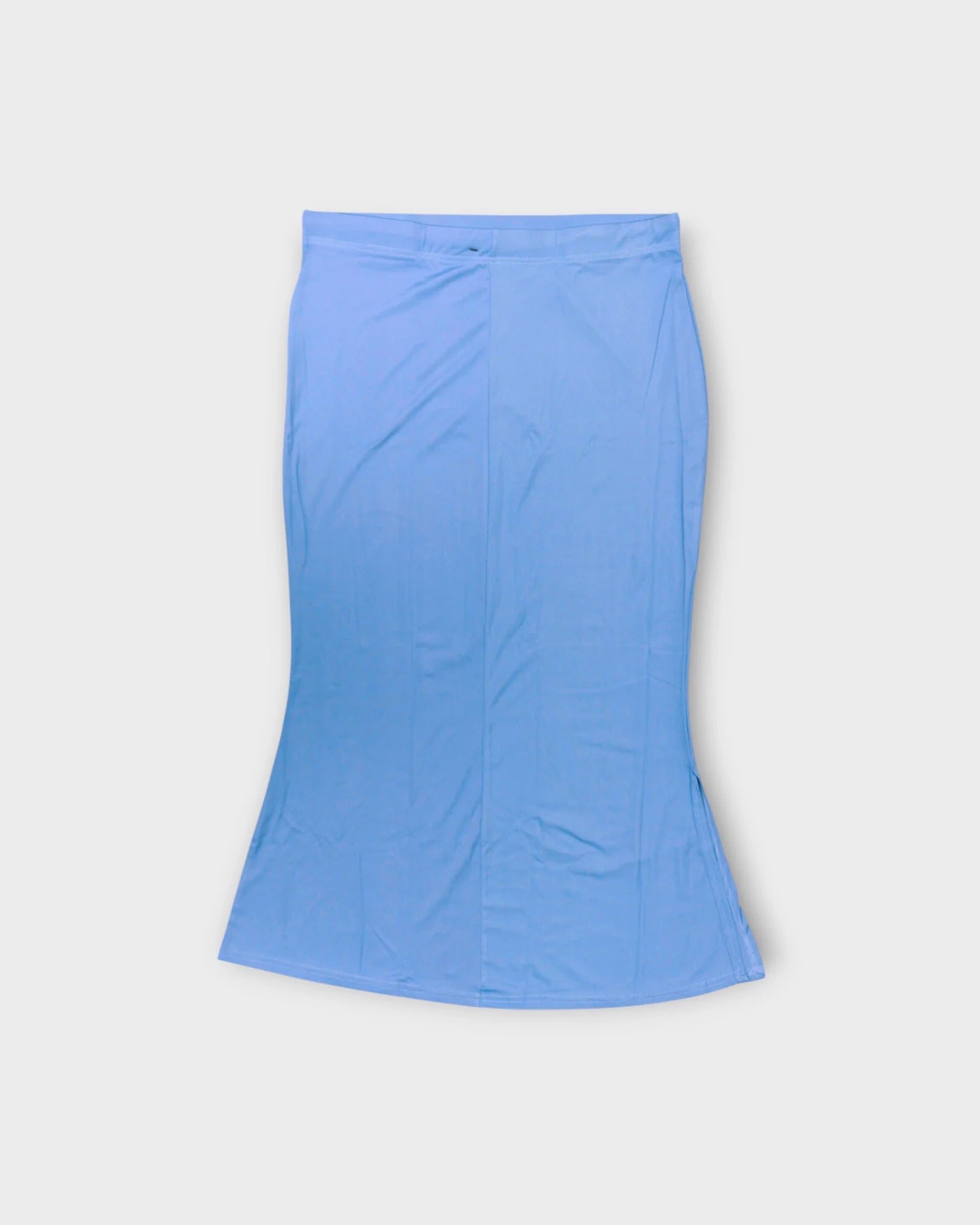 Blue Cotton Sleek Saree Shaper