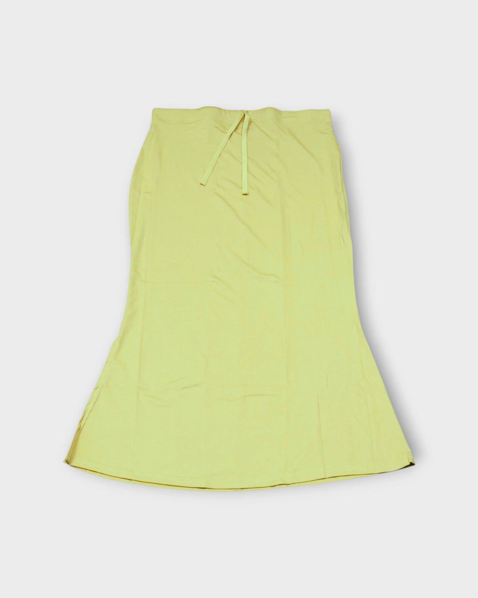 Lemon Yellow Cotton Saree Shaper