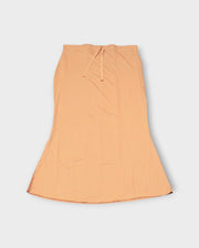 Dark Orange Cotton Saree Shaper Petticoat