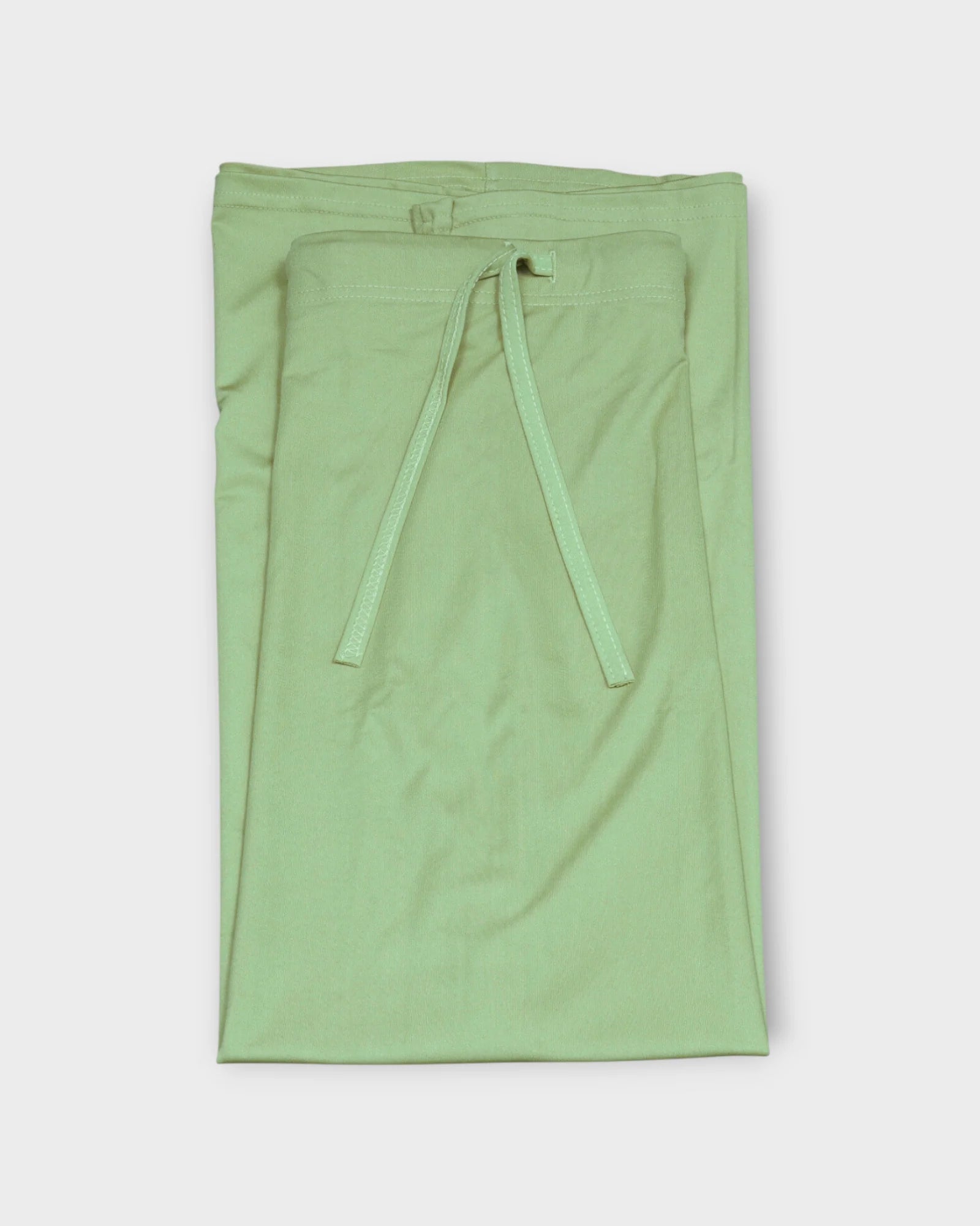 Pista Green Cotton Saree Shaper