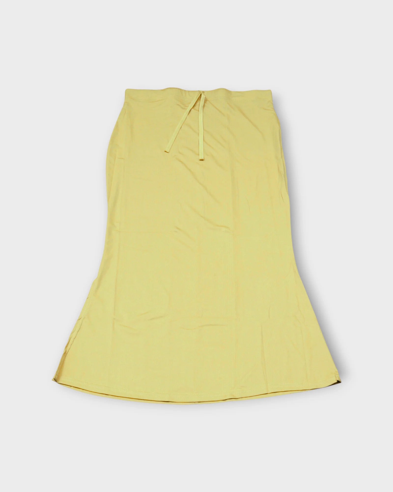 Soft Yellow Cotton Saree Shaper