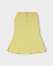 Soft Yellow Cotton Saree Shaper