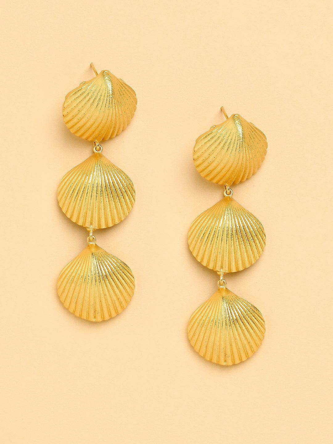 Marine Elegance Drop Earrings - Dyulokha